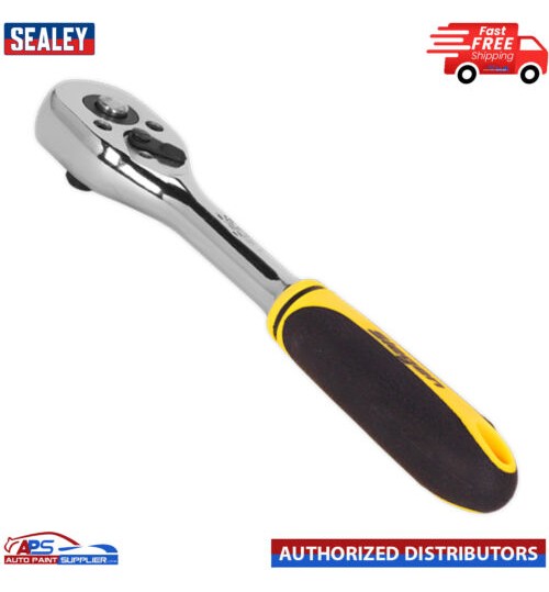 Sealey Ratchet Wrench 1/4"Sq Drive Comfort Grip Flip Reverse S0851